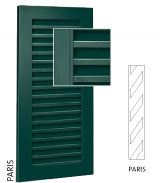 luiken met vaste lamellen