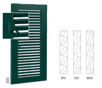 luiken met verstelbare lamellen