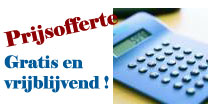 prijsofferte gratis en vrijblijvend
